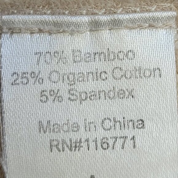 Men's Organic Cotton Soft Cozy Full Zip Spun Bamboo Hoodie - Unisex* - Size L - Picture 8 of 15